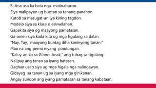 naglolo ka diha|English to Binisaya .